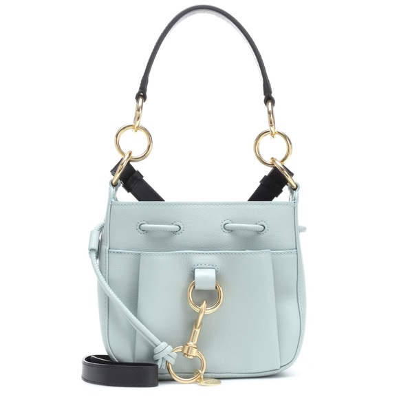 See By Chloe Blue Tony Shoulder Bag EUC - Picture 3 of 16